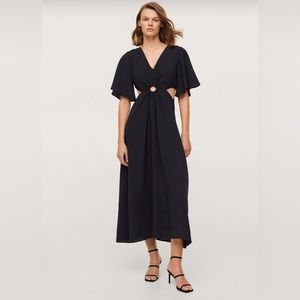 Mango midi side slit dress size 10